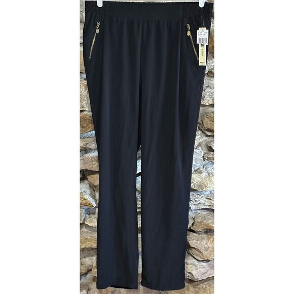 Women’s NWT Black Kut From The Kloth Strech Waist Pull On Trousers Size 12 Made - Picture 1 of 7